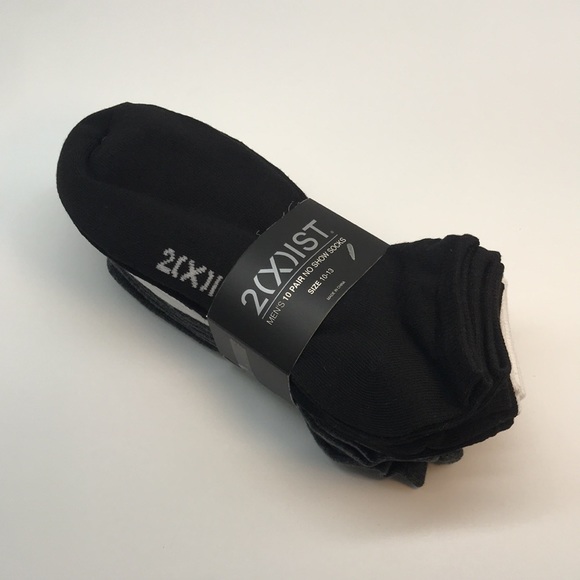2 (X) IST MENŚ 10 PAIR NO SHOW SOCKS SIZE 10-13 - Picture 2 of 7